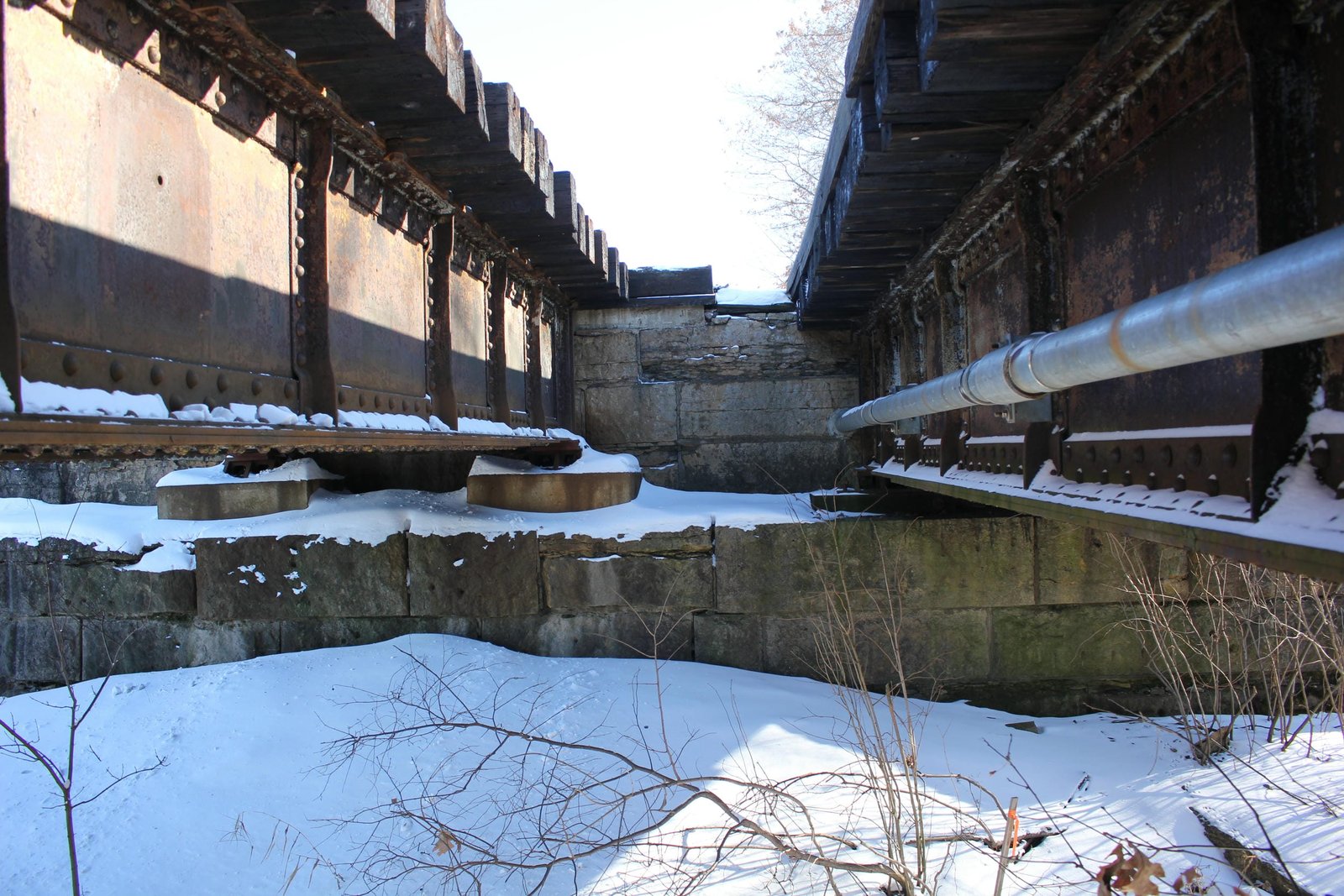 Between tracks